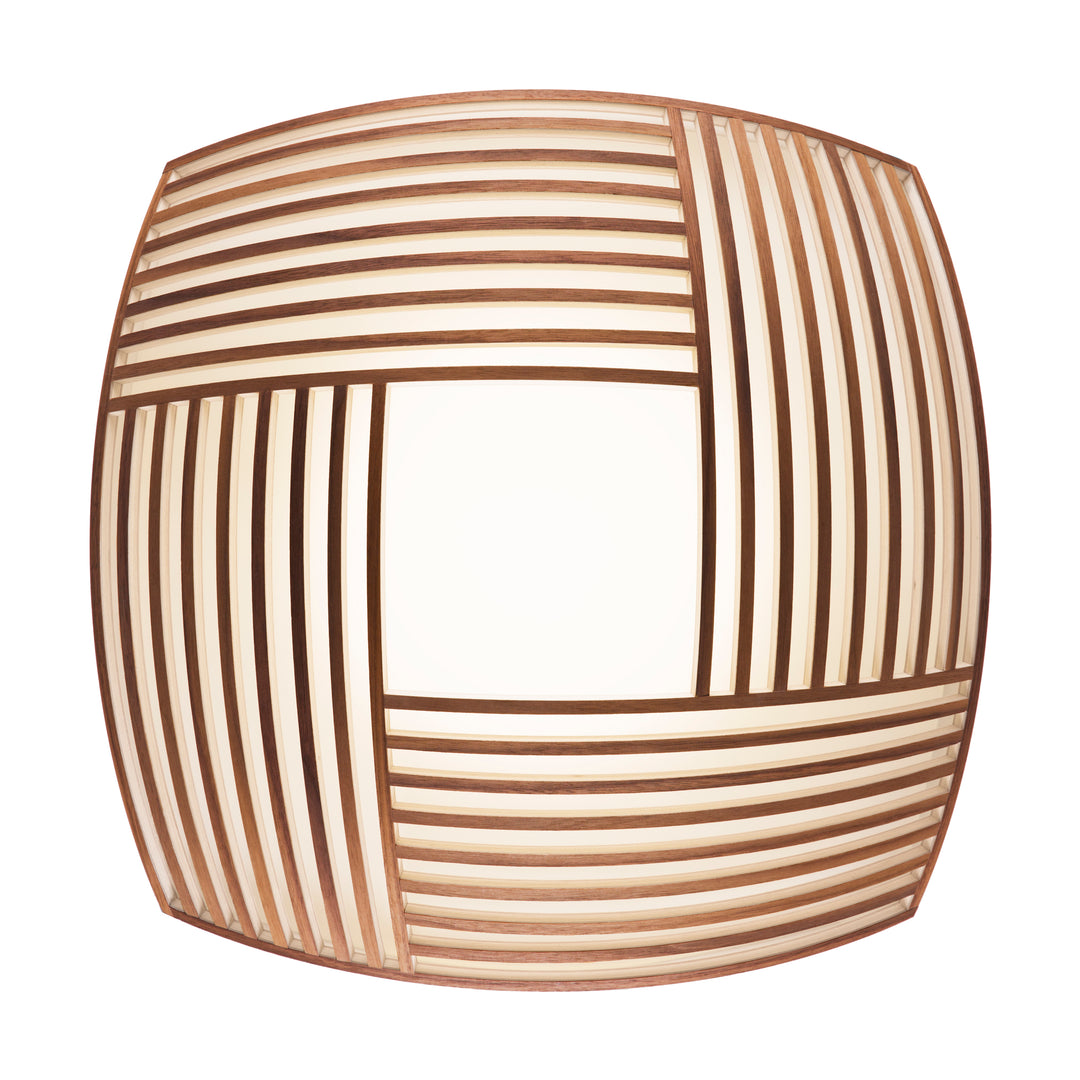 Kuulto loftslampe fra Secto Design packshot i walnut