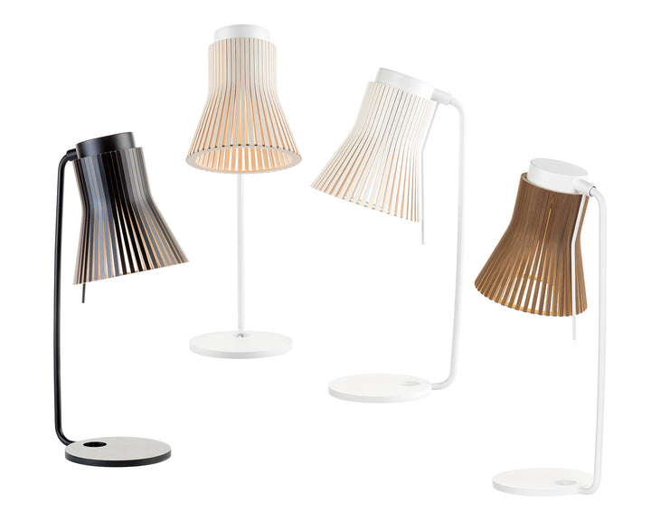 Petite 4620 bordlampe fra Secto Design i alle varianter