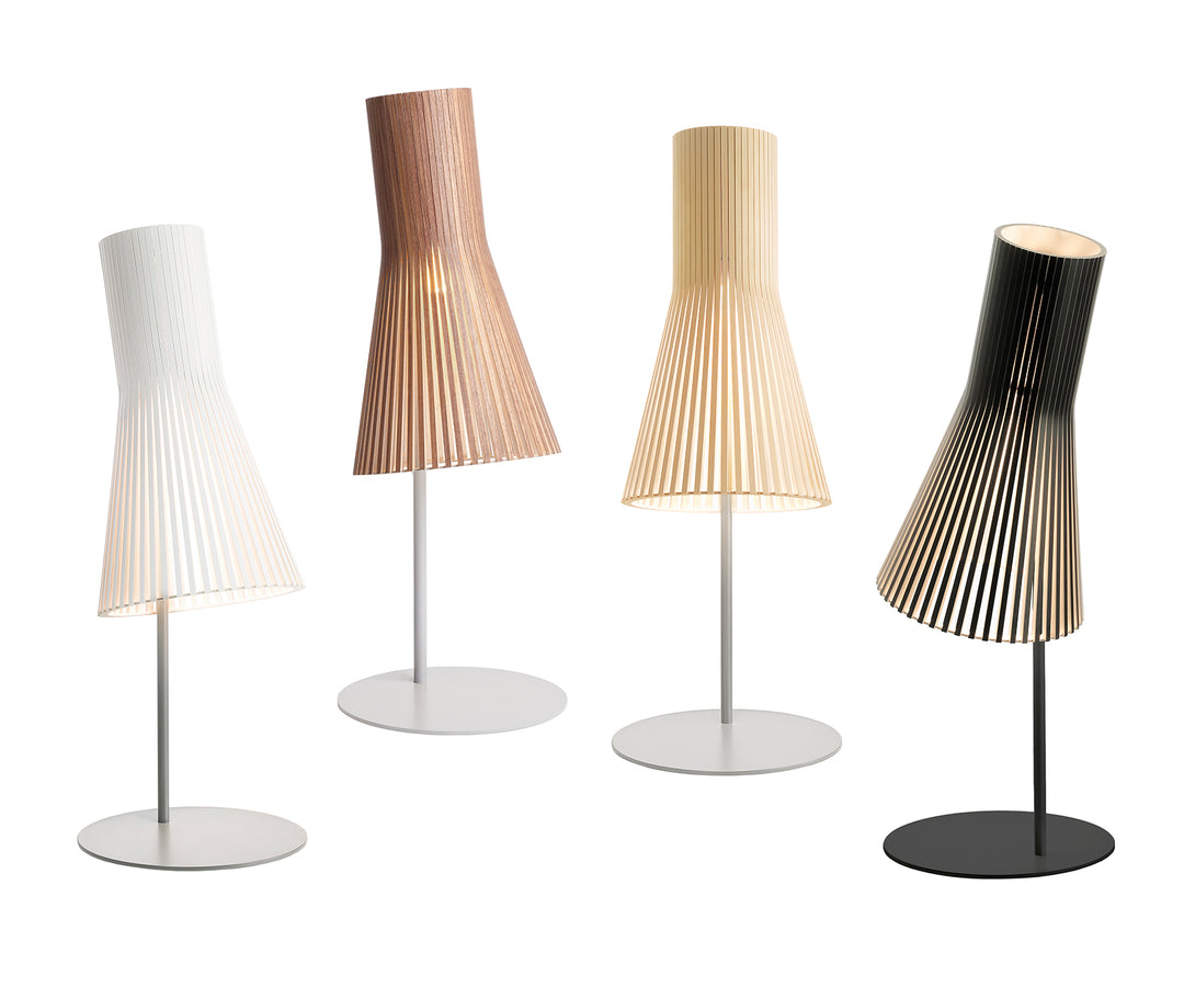4220 bordlampe fra Secto Design i birkefinér i alle varianter