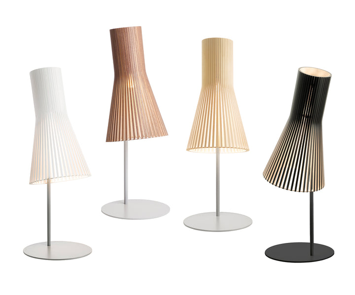 4220 bordlampe fra Secto Design i birkefinér i alle varianter