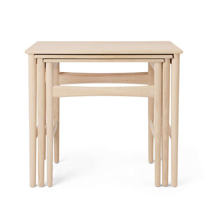 Sideborde i sæt af 3 fra Carl Hansen og Søn, olieret eg