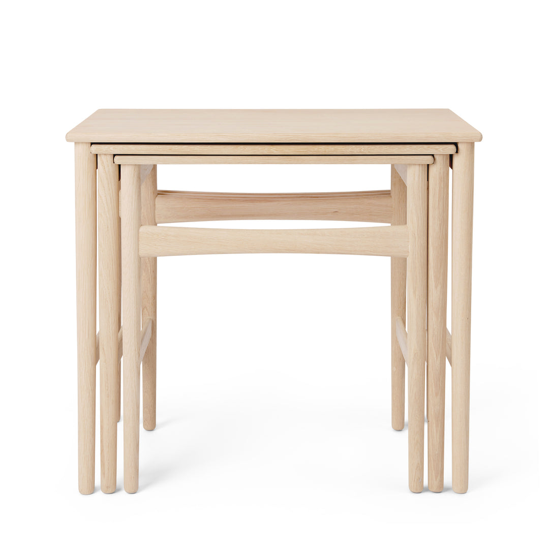 Sideborde i sæt af 3 fra Carl Hansen og Søn, olieret eg
