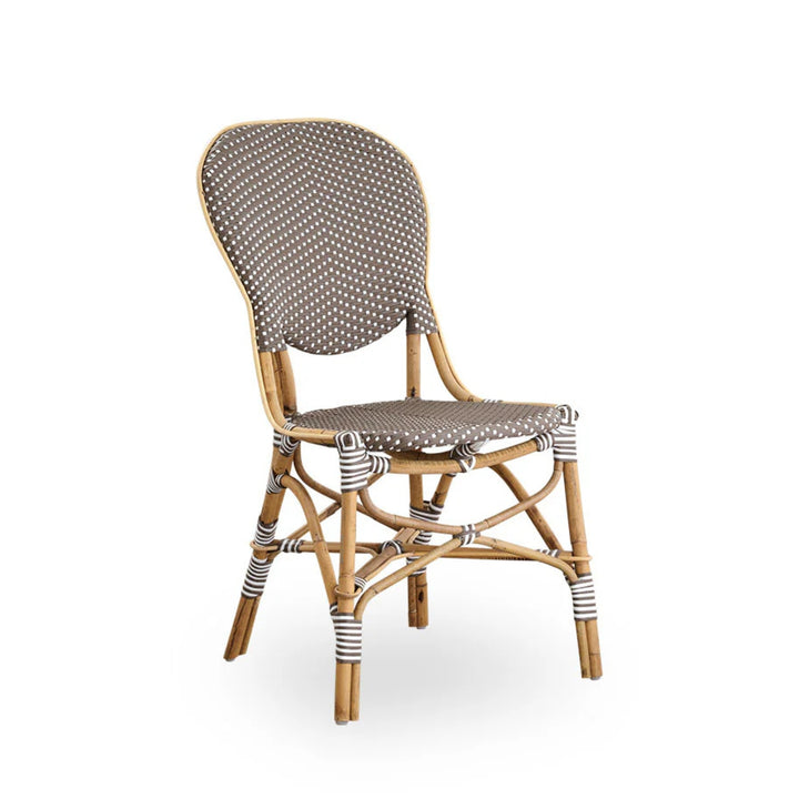 Isabel caféstol fra Sika Design i cappuccino white dot havestol