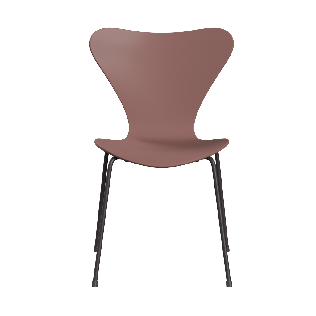 Syver stol af Arne Jacobsen fra Fritz Hansen i bronze og wild rose
