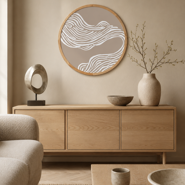 Flowing Lines rundt billede