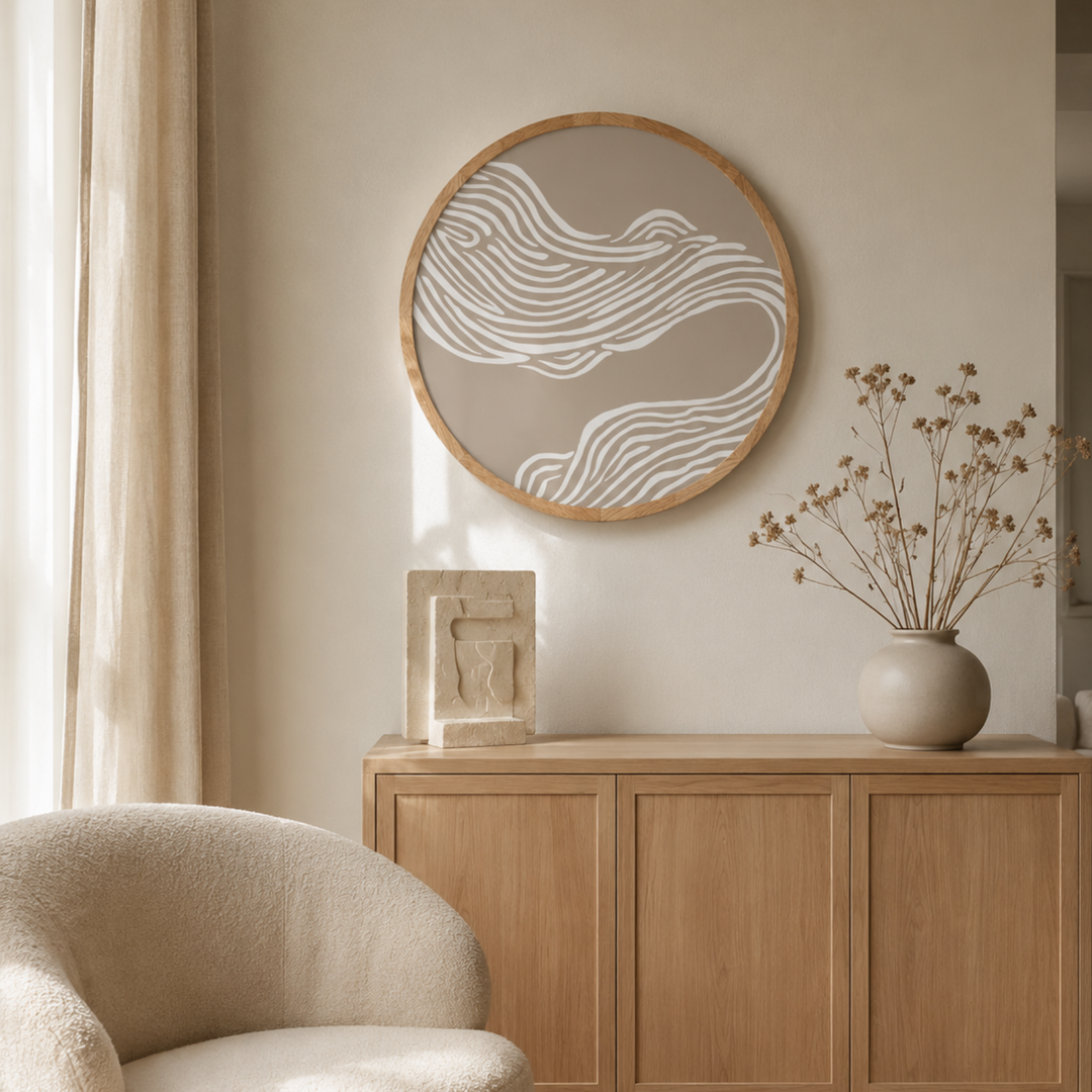 Flowing Lines rundt billede