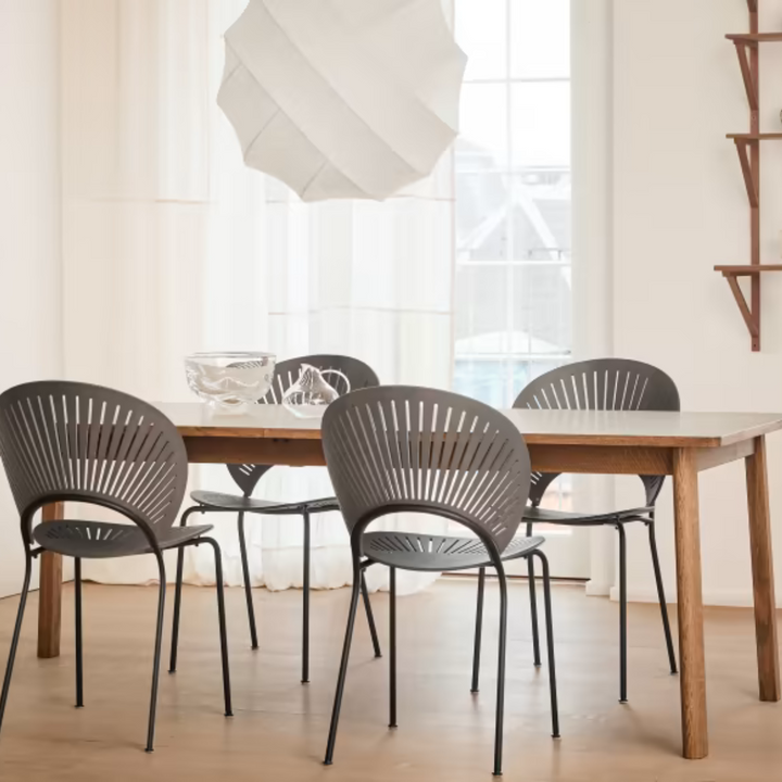 Trinidad spisebordsstol fra Fredericia Furniture. Designet af Nanna Ditzel. Klassisk design til spisestuen. 