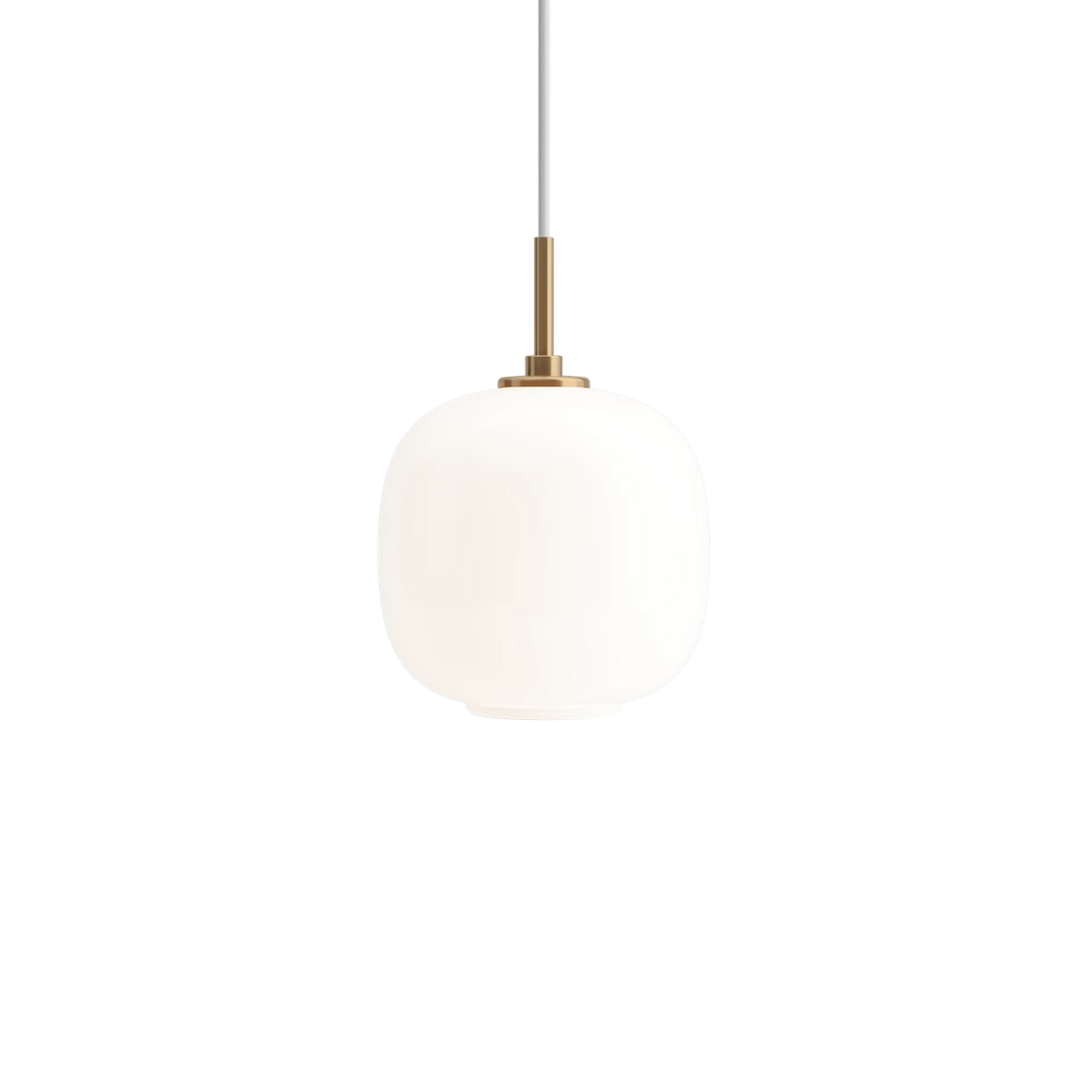 VL 45 radiohus pendel loftslampe fra Louis Poulsen i farven hvid i ø175