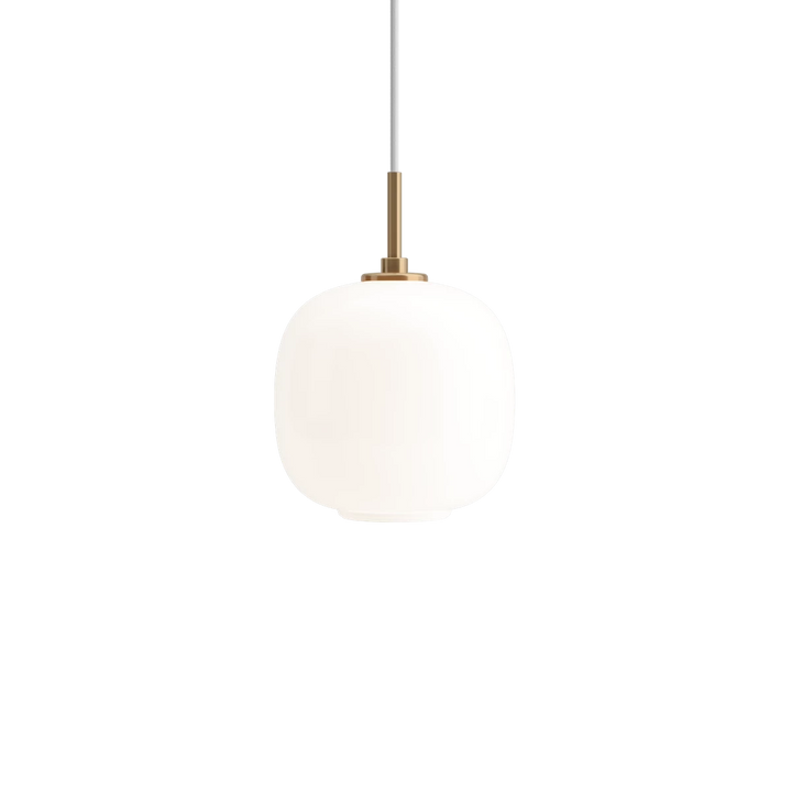 VL 45 radiohus pendel loftslampe fra Louis Poulsen i farven hvid i ø175