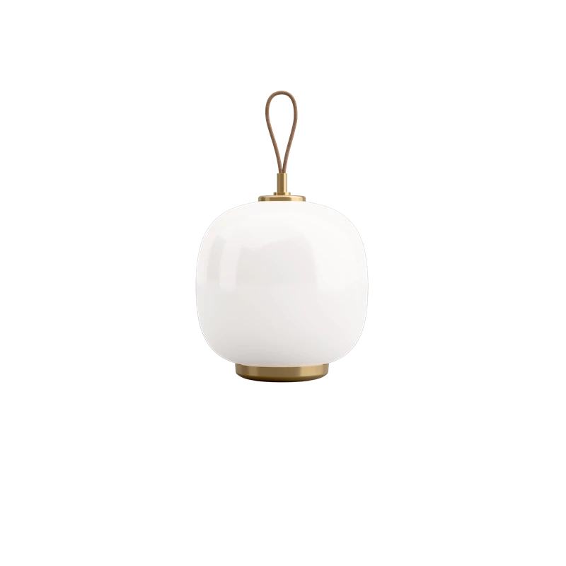 VL45 radiohus portable lampe fra Louis Poulsen i opalglas