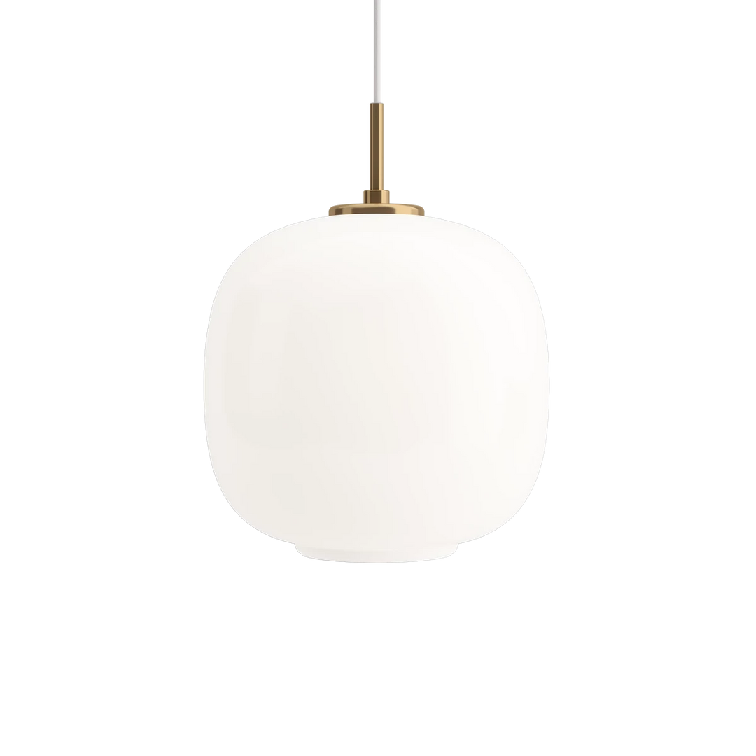 VL 45 radiohus pendel loftslampe fra Louis Poulsen i farven hvid i ø250