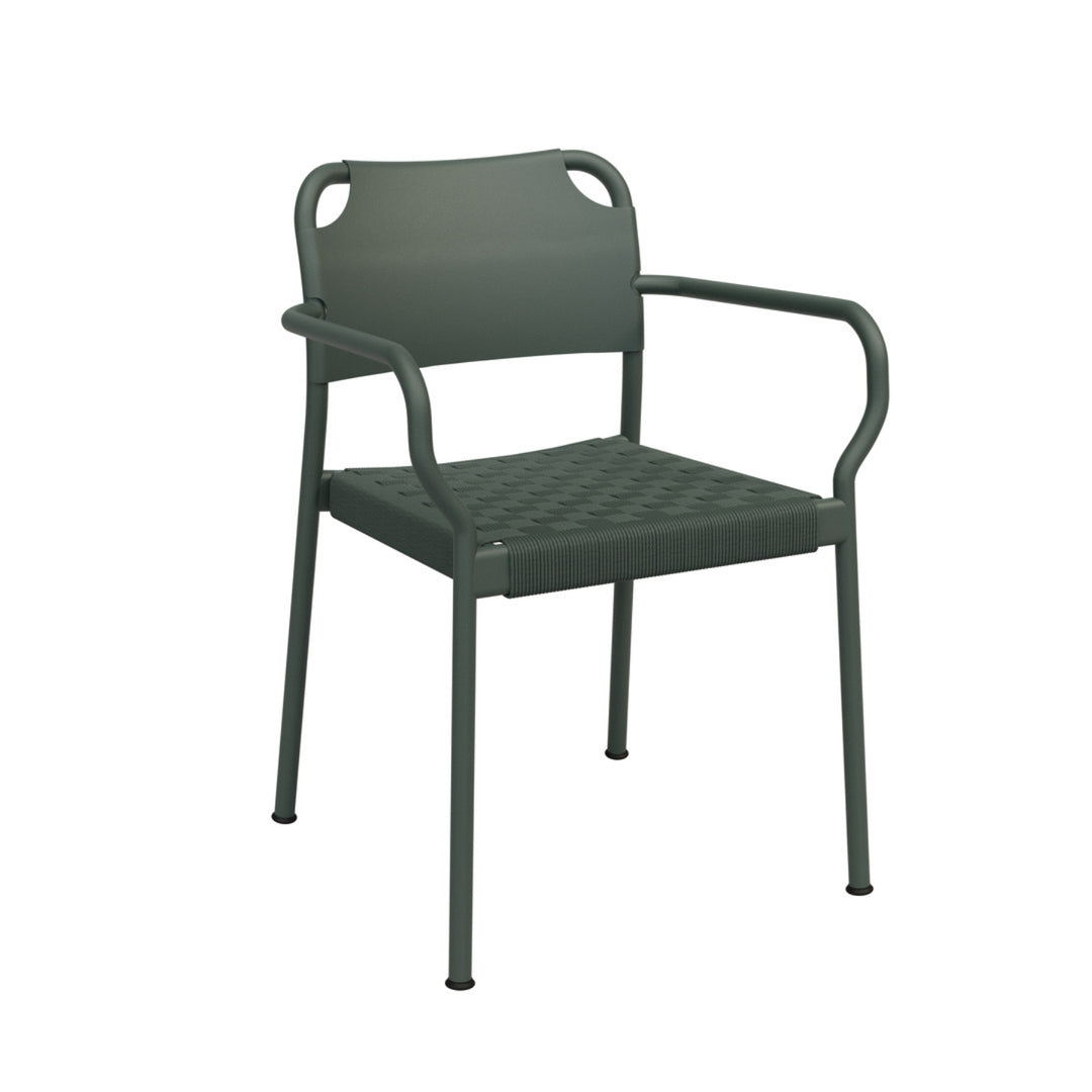 Vind armchair designet af Kasper Salto for Fritz Hansen i farven hunter green side