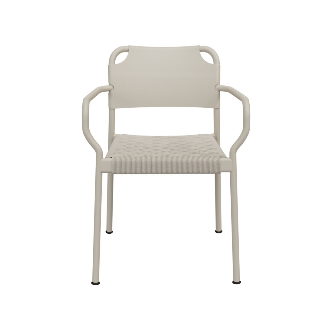 Vind armchair designet af Kasper Salto for Fritz Hansen i grey mist front