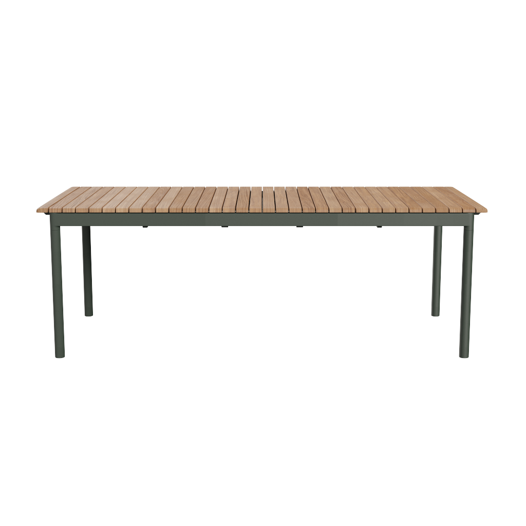Havebord fra Skagerak med teak træ bordplade og aluminiums ben til 8.personer. Perfekt til at skabe et dejligt ude miljø.