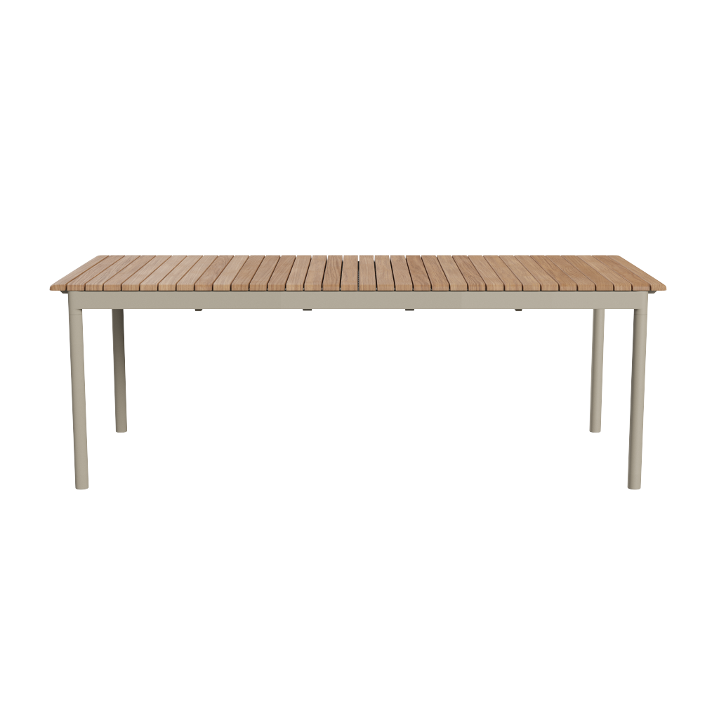 Havebord fra Skagerak med teak træ bordplade og aluminiums ben. Perfekt til at skabe et dejligt ude miljø.