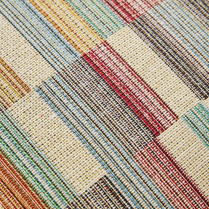 Joya pude fra Compliments i flot farverigt mønster closeup
