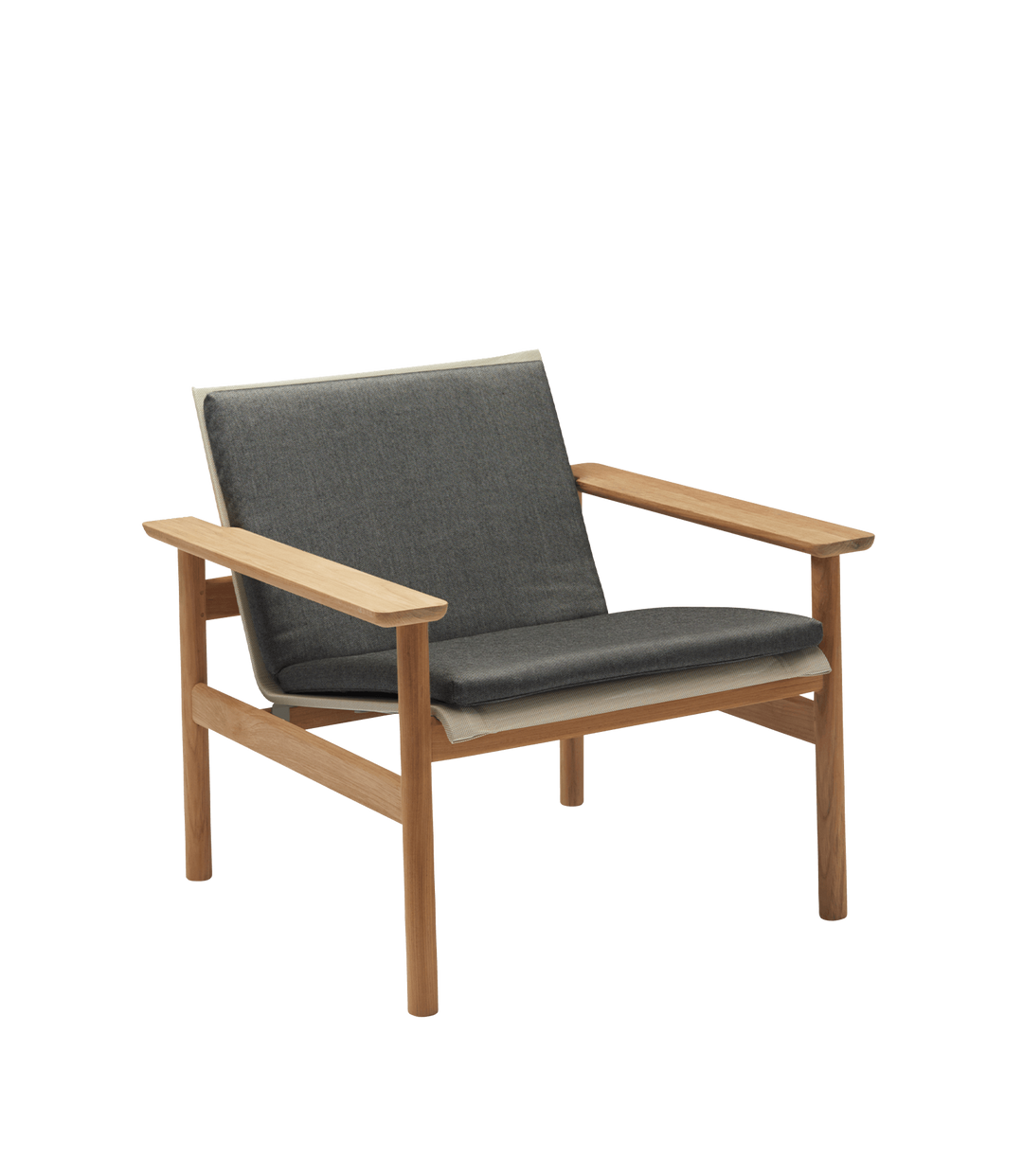 Loungestol fra Skagerak. Loungestolen har tilhørende hynde som fås i forskellige designs.