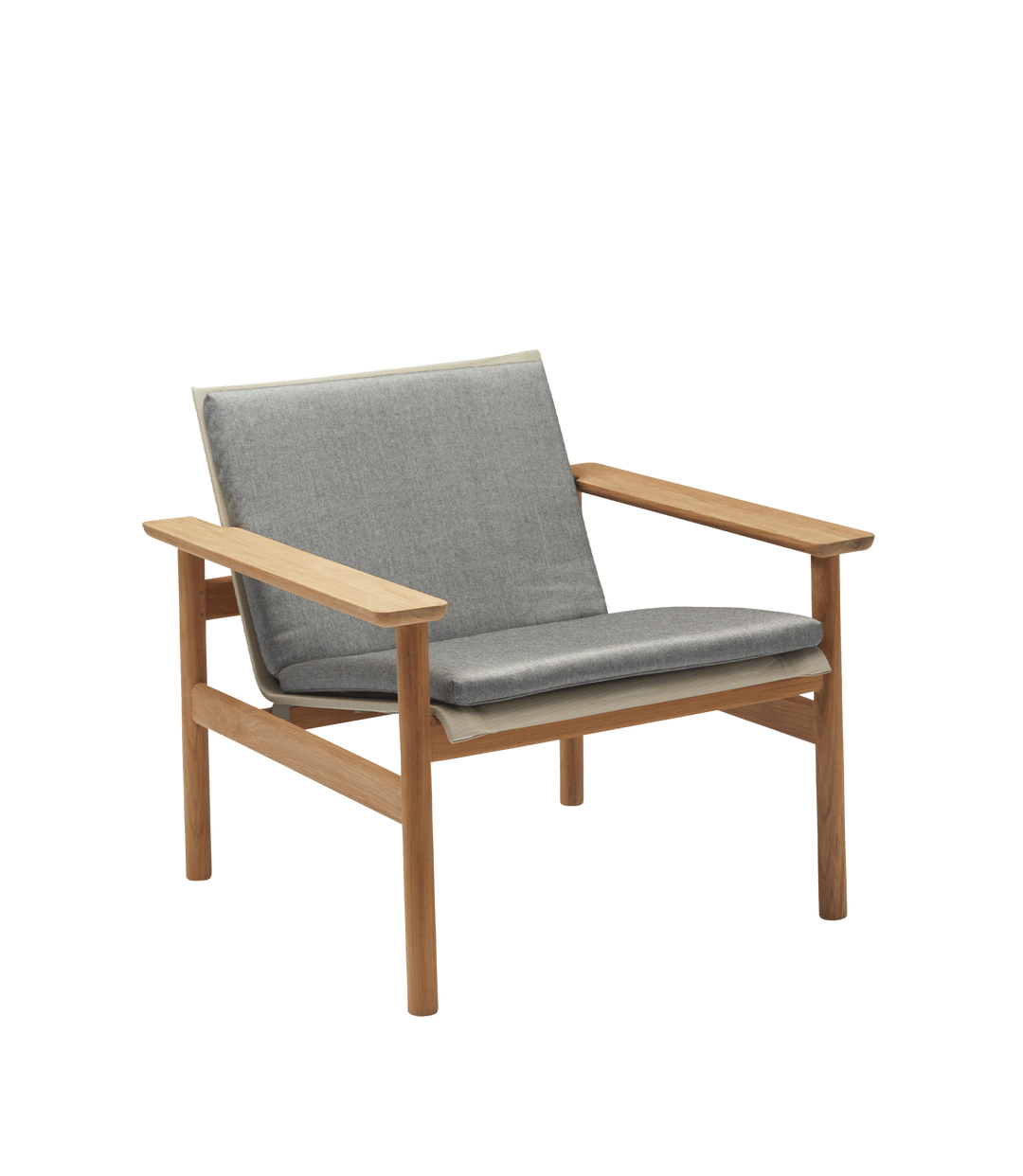 Loungestol fra Skagerak. Loungestolen har tilhørende hynde som fås i forskellige designs.