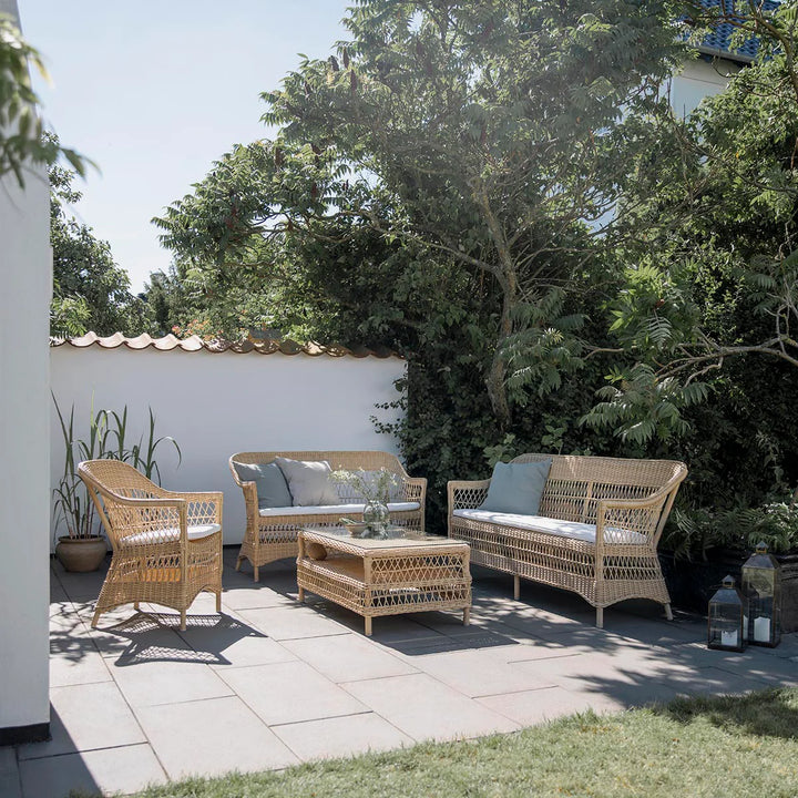 Lounge opstilling fra Sika Design i lys bambus