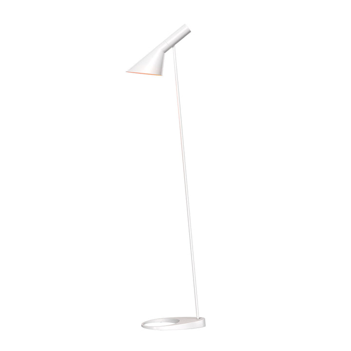 Arne Jacobsen gulvlampe i hvid fra Louis Poulsen