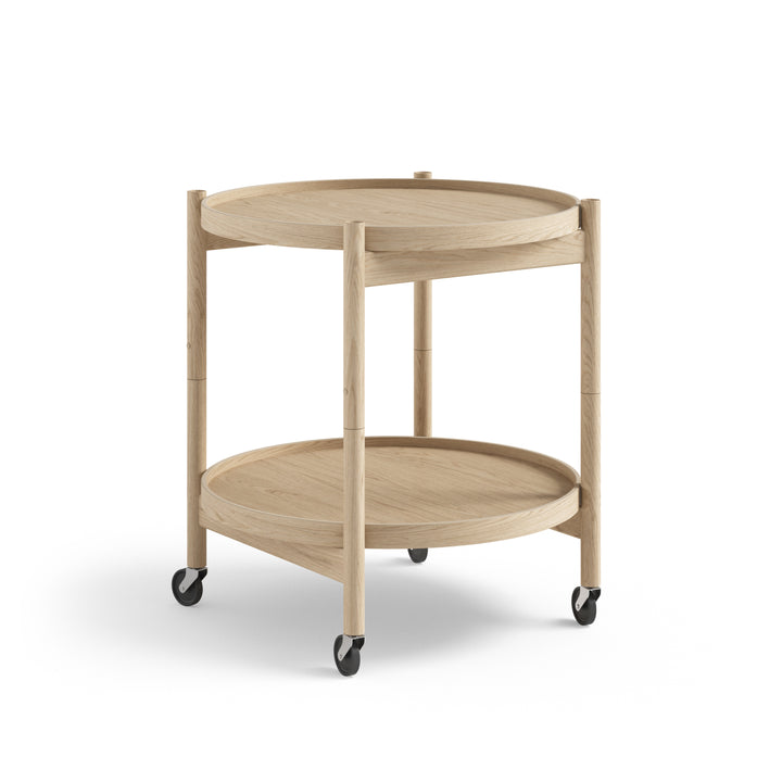 Brdr. Krüger Bølling bakkebord, rullebord, sidebord, ubehandlet eg