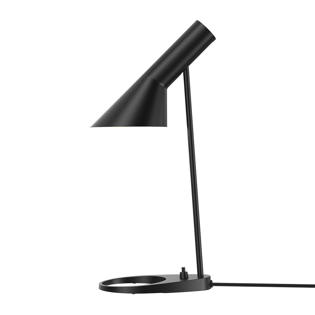 AJ mini bordlampe designet af Arne Jacobsen for Louis Poulsen i sort 