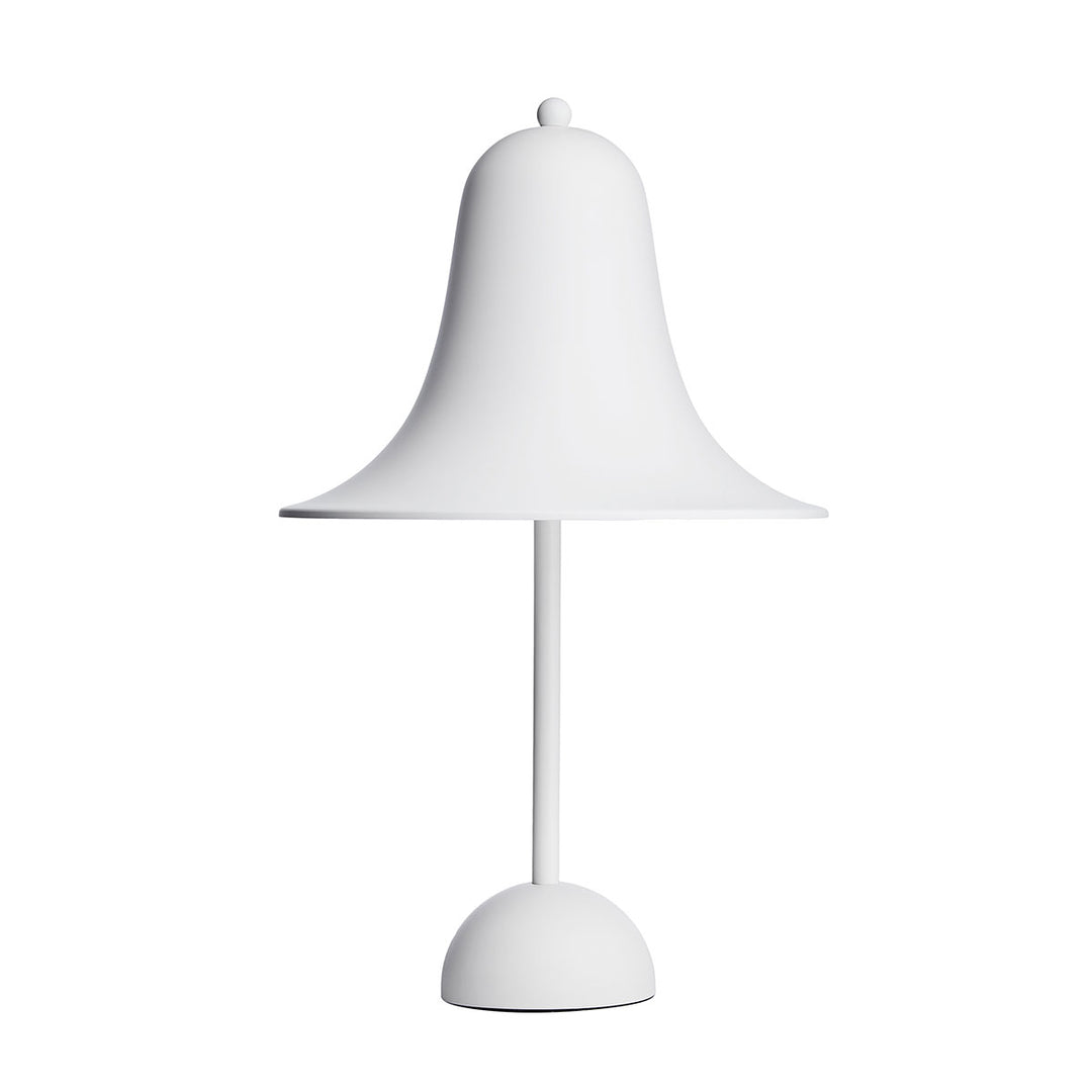 Pantop bordlampe fra Verpan i farven mat hvid