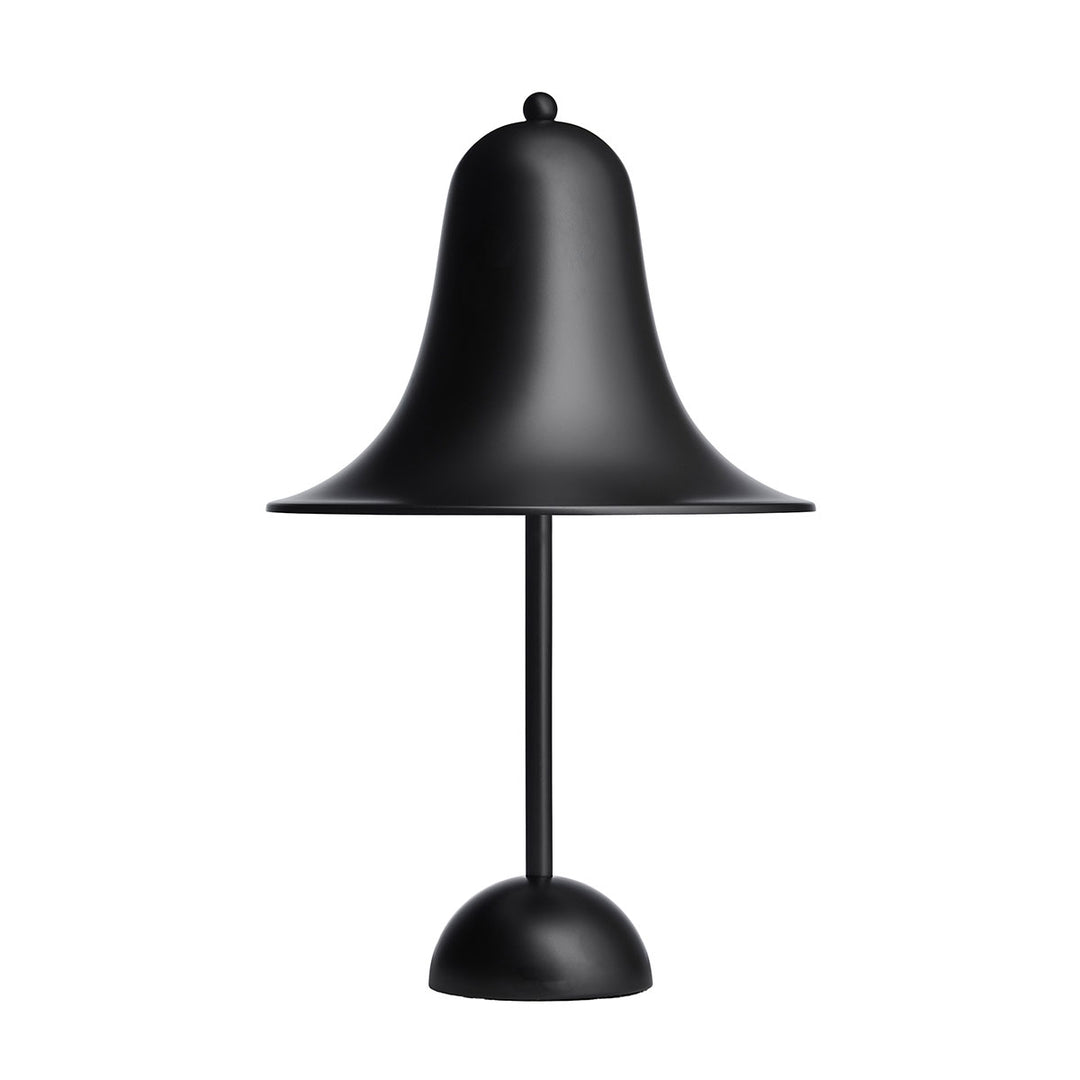 Pantop bordlampe fra Verpan i farven mat sort