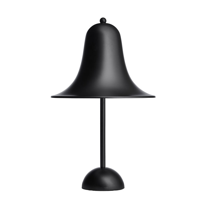 Pantop bordlampe fra Verpan i farven mat sort