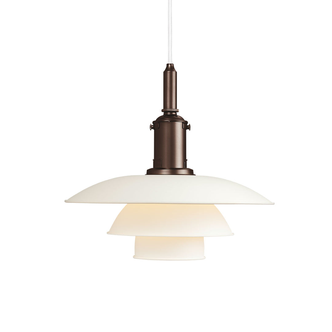 PH 3½-3 metal pendel fra Louis Poulsen i hvid