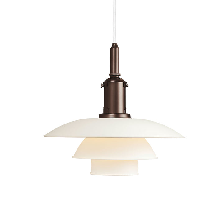 PH 3½-3 metal pendel fra Louis Poulsen i hvid
