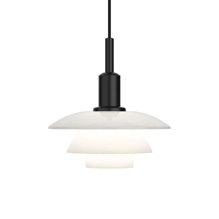 PH 3-3 pendel fra Louis Poulsen i hvid opal glas 