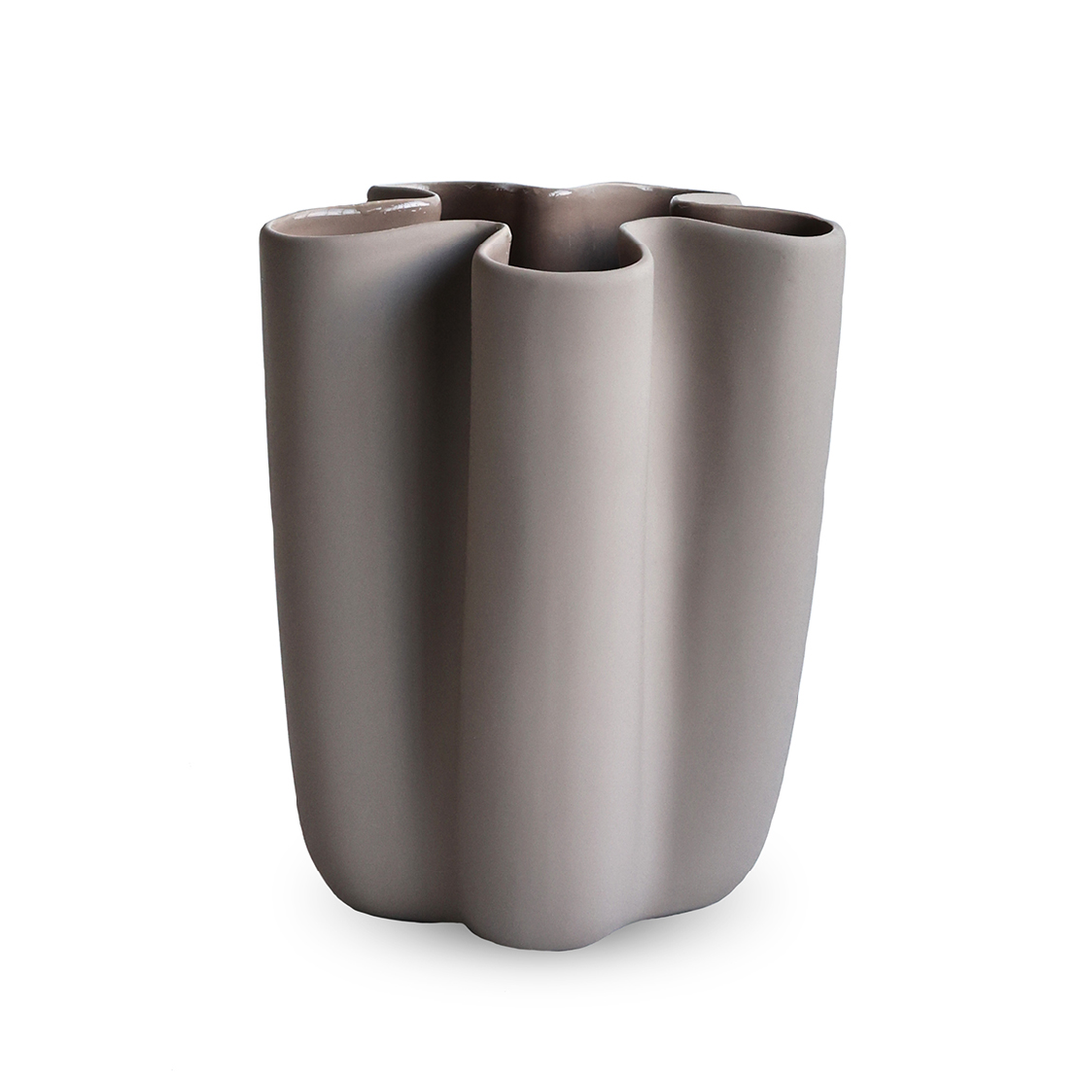 Cooee tulipa vase i farven grå