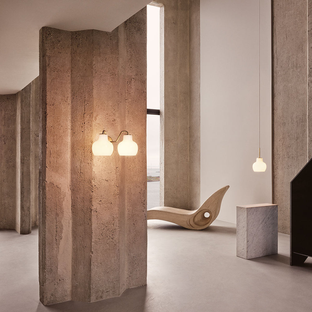 VL Ringkrone 2 væglampe designet af Vilhelm Lauritzen for Louis Poulsen