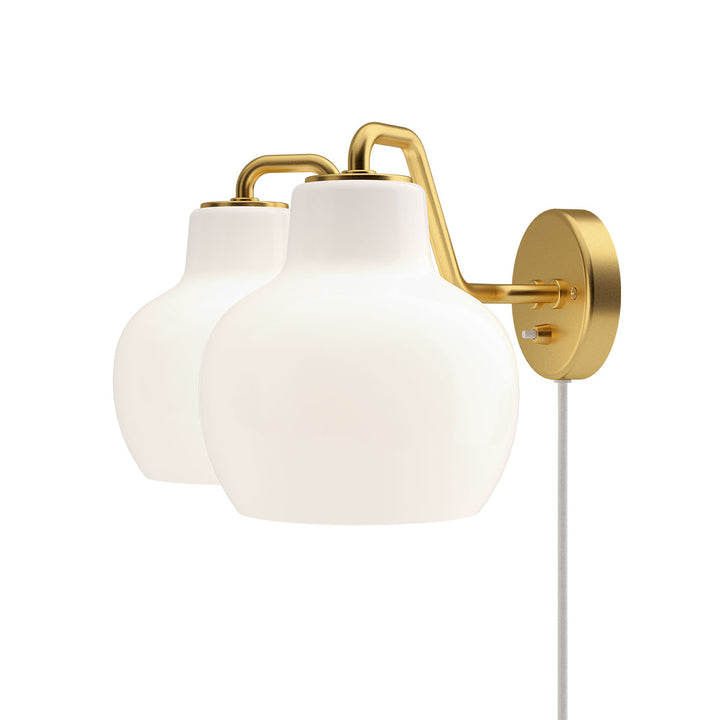 VL Ringkrone 2 væglampe designet af Vilhelm Lauritzen for Louis Poulsen