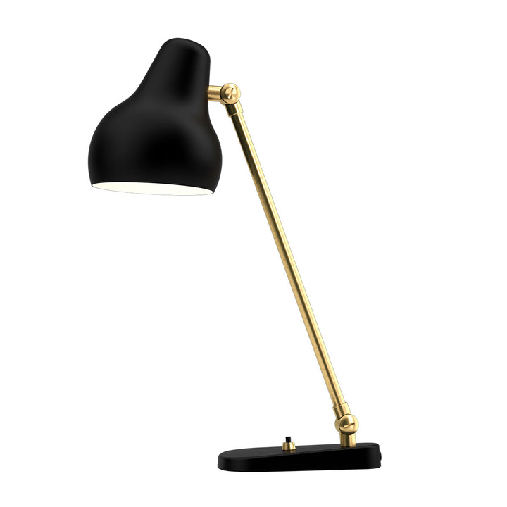 VL 38 bordlampe designet af Vilhelm Lauritzen for Louis Poulsen i sort