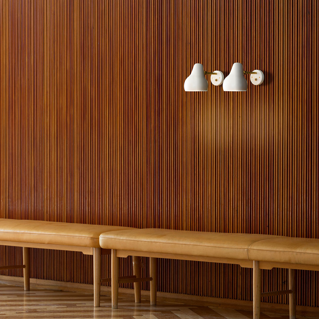 VL38 væglampe designet af Vilhelm Lauritzen for Louis Poulsen